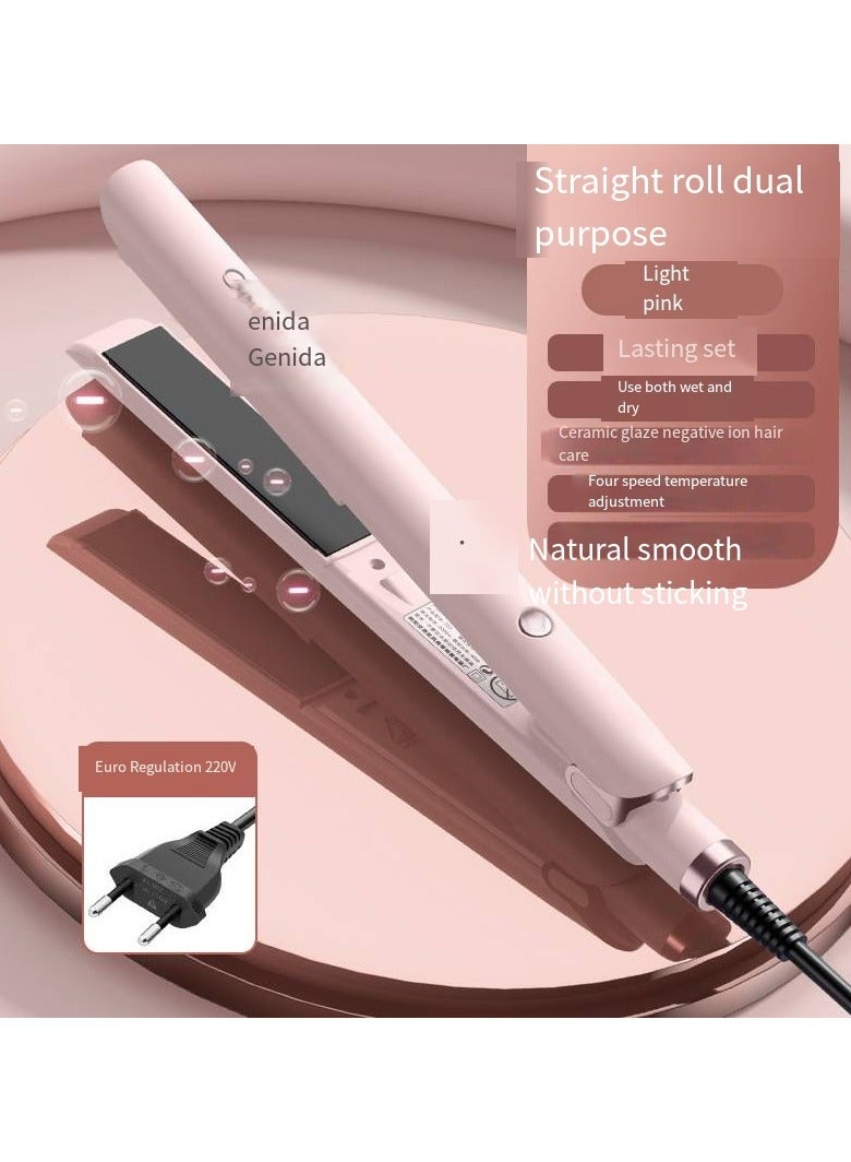 2-in-28 Hair Iron Straightener  Curler for Wet/Dry Hair with Ionic Care with Heatproof Design - Image 1