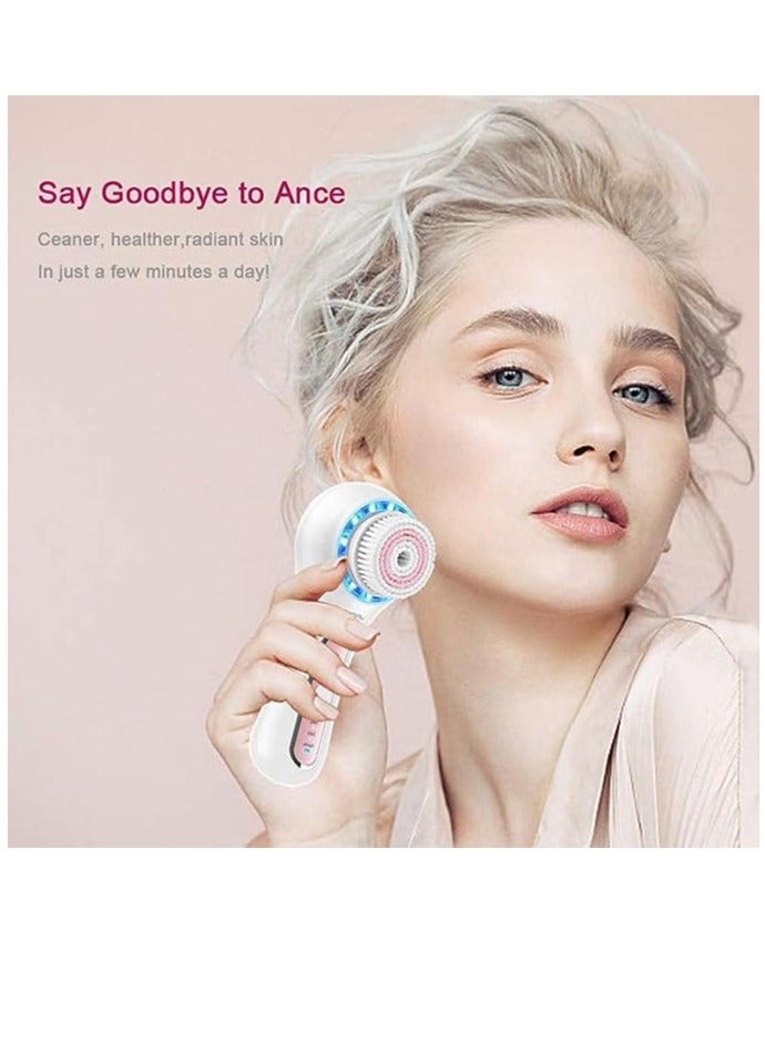 Cool Baby Facial Brush Rechargeable Waterproof With 5 Brush Heads Facial Brush For Exfoliation Massage And Deep Cleaning - Image 2