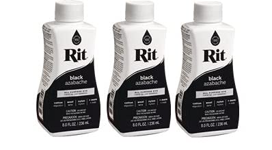 Rit Dye Liquid 8 Ounces Black 8-15 (3-Pack) - Image 2