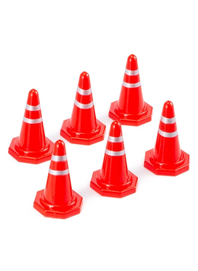 RXZIXYL 20Pcs Simulated Traffic Cones,Mini Decoration Toys Road Cones for RC Crawler 1:16 1:18 1:24 RC Car SCX24 FCX24 TRX4M - Image 3