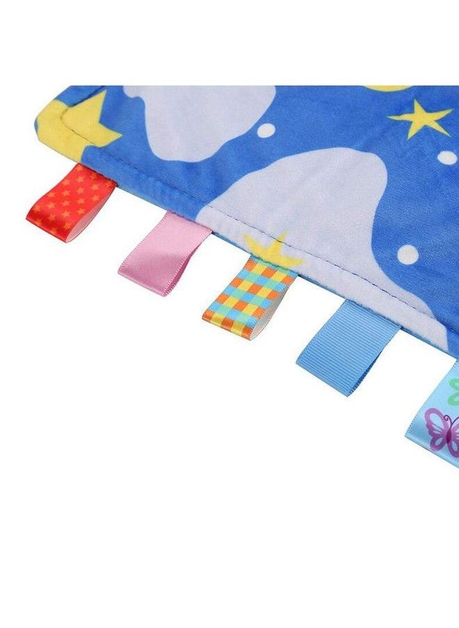 G-Tree Baby Boy Tags Security Blanket Newborn Comforter Security Blanket Tag Blanket Gift For Baby Boy Starry Sky  - Image 4