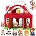spring flower SpringFlower Toddler Toys for 1 2 3 Years Old Boys and Girls Big Barn Toy with Farm AnimalEducational Montessori Toys Farm Pretend Playset Toy Christmas Birthday Gift for Toddler Baby Boys Girls - Image 3