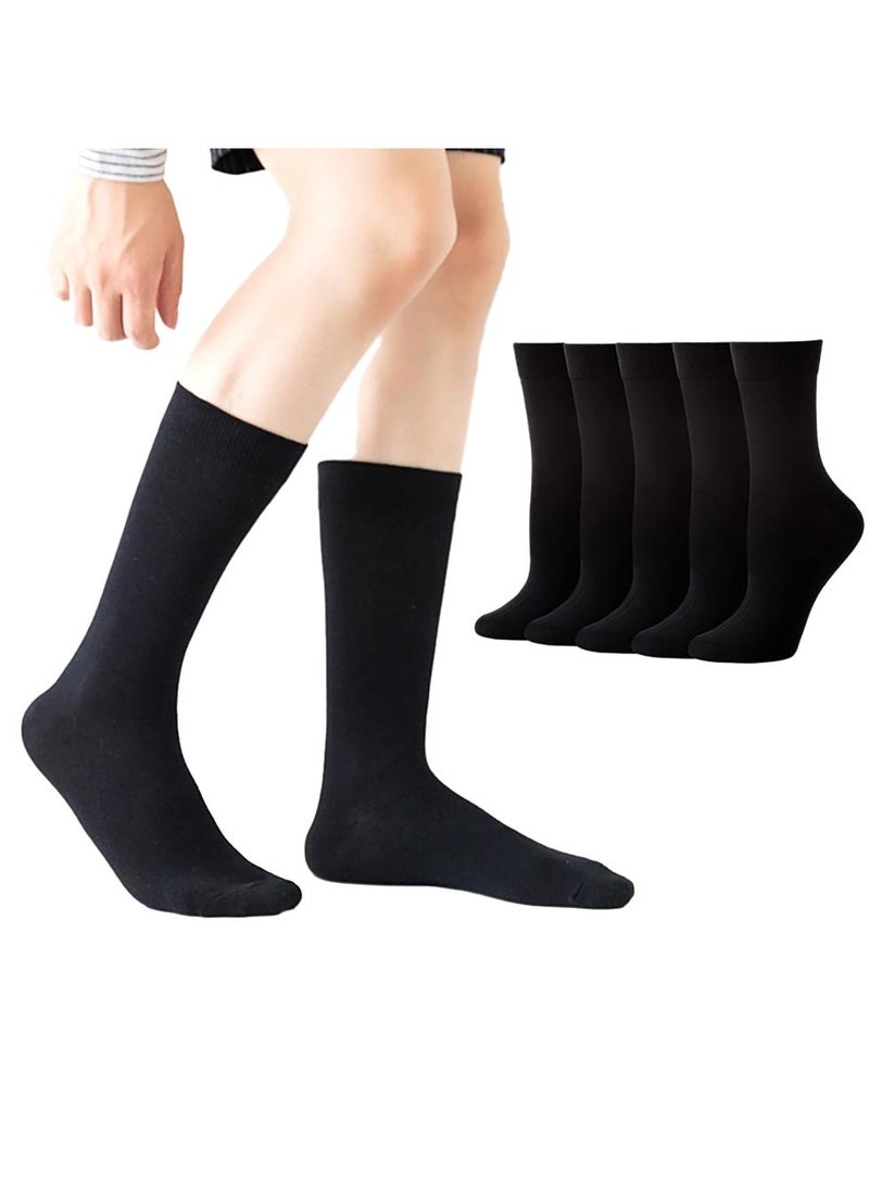 Sweet seven 5 أزواج من الجوارب الكروية للجنسين - قطن فاخر، ناعم للغاية وبدون خياطة عند الأصابع للرجال والنساء - Image 1