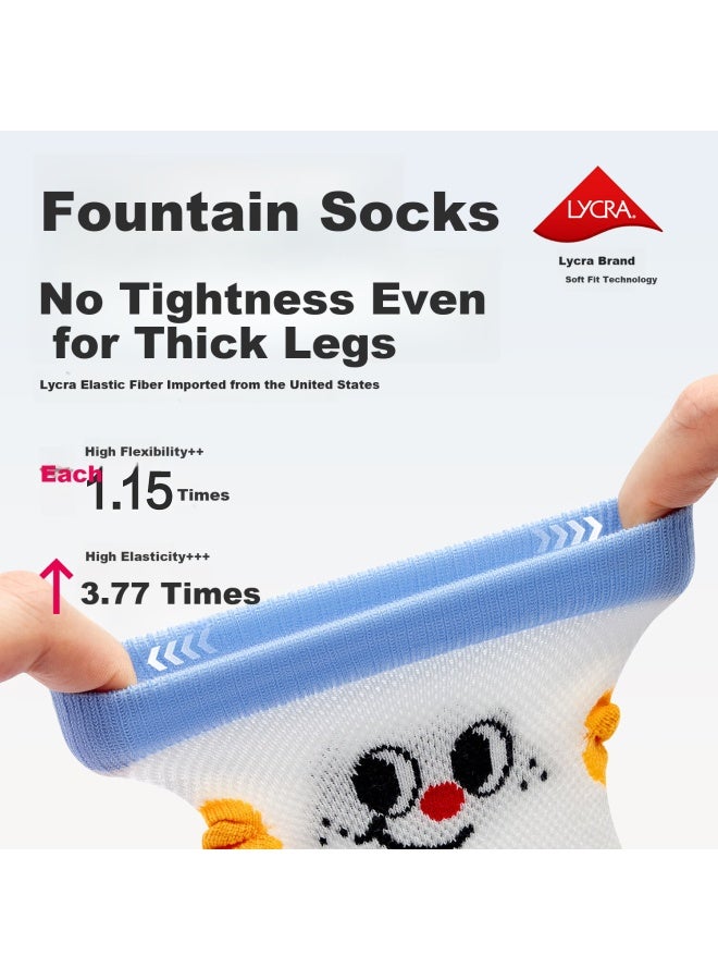 Beibi Bei Bi Children's Socks Spring And Autumn Big Children Students Cotton Socks Boys And Girls Summer Thin Boneless Mid-tube Socks Tide - Image 3