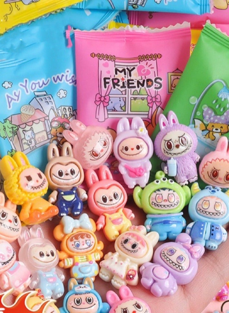 50 glow-in-the-dark fabric small blind bags, small gifts, blind boxes, pendants, toys, small decorations, and festival gifts for boys and girls  - Image 1
