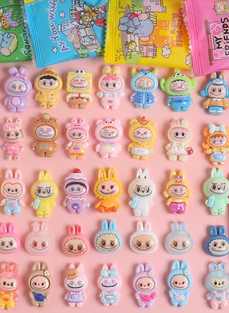 50 glow-in-the-dark fabric small blind bags, small gifts, blind boxes, pendants, toys, small decorations, and festival gifts for boys and girls  - Image 2