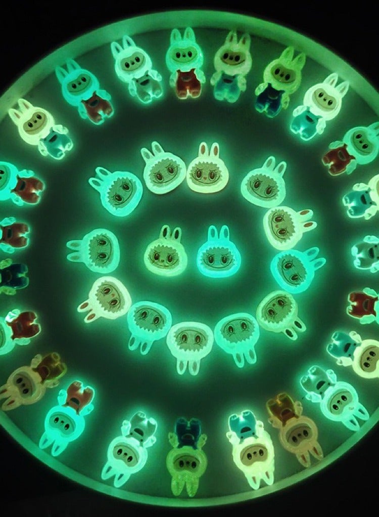 50 glow-in-the-dark fabric small blind bags, small gifts, blind boxes, pendants, toys, small decorations, and festival gifts for boys and girls  - Image 3