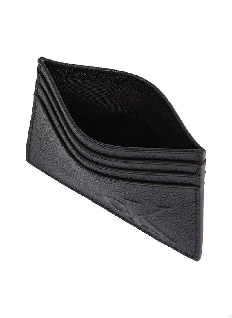 Calvin Klein Jeans Men's Sculpted Cardholder - Leather, Black  - Image 3