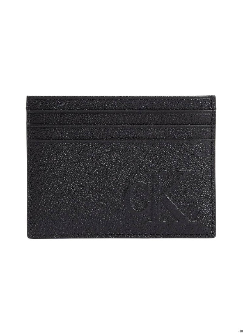 Calvin Klein Jeans Men's Sculpted Cardholder - Leather, Black  - Image 1