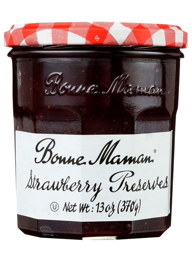 Bonne Maman Bonne Maman Strawberry Preserves, 13 Ounce Jars (Pack of 6) - Image 1