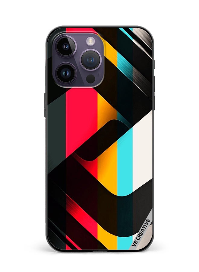 VR CREATIVE Protective Case Cover For Apple iPhone 15 Pro Design Multicolour - Image 1