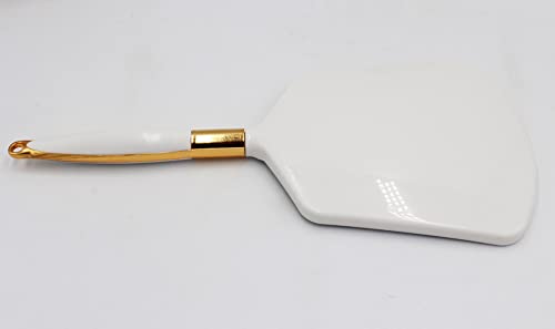 Eaoundm Hand Held Mirror with Handle, Makeup Hand Mirror with Hook Hole for Bathroom and Bedroom, Barbers Haircut Mirror for Home and Salon (4.8X4.3 inchs, White) - Image 5