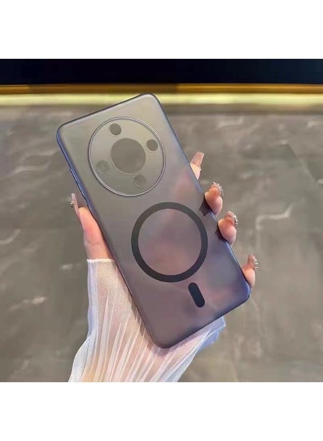 for Honor X9d Case[Compatible with MagSafe] UV Coating for Scratch & Discoloration Resistant, Shockproof Air Pockets - Magnetic Clear Black - Image 3