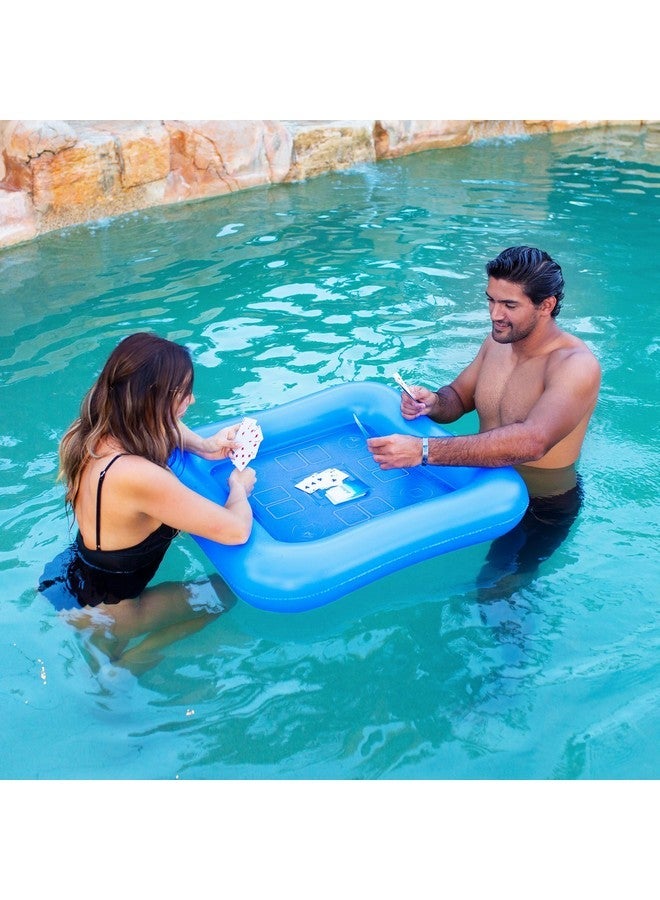 Poolcandy Inflatable Game Table with Waterproof Playing Cards - Image 1