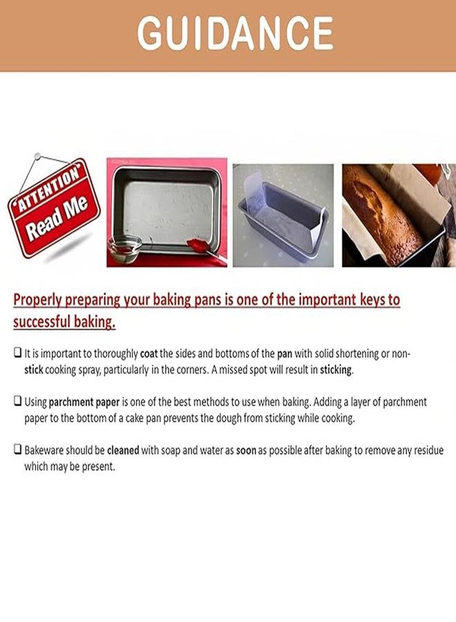 WOW KITCHEN Aluminum Bread Baking Bake Ware Non Stick Coated Baking-Tray Bread Loaf Mould Pan - Image 5