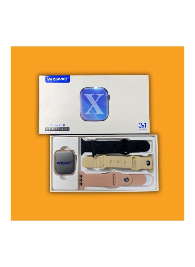 Wisme WS-X10 Smartwatch | 3-in-1 Straps, Fitness & Health Tracker - Image 2