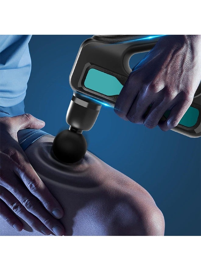 بلو آيديا مسدس تدليك العضلات العميق بشاشة LCD من Blueidea مزود بـ 8 رؤوس قابلة للتبديل - Image 3