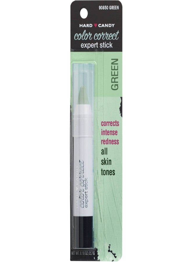Hard Candy Color Correct Expert Stick #90850 Green, Corrects intense redness, For all skin tones - Image 1