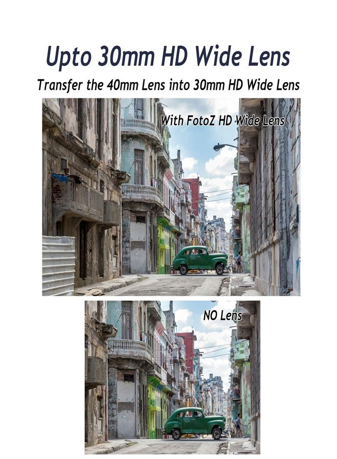 عدسة تحويل FotoZ لكاميرات Ricoh GR IIIX و GR IIIX HDF، 49 مم، تكبير 0.75x، زاوية واسعة وماكرو 2 في 1 مع غطاء ومحول فلتر - Image 4