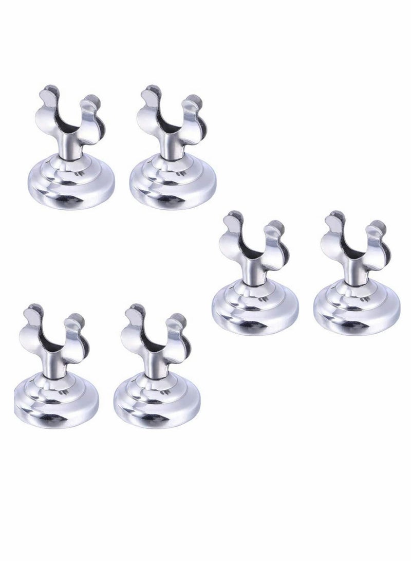 الأزرق جي دبليو Place Card Holder, 6Pcs Paper Menu Stand, Table Number Holder Table, Memo Clip, Photo for Wedding Party Decorations, Food labels Buffet, Stainless Steel (Silver) - Image 1
