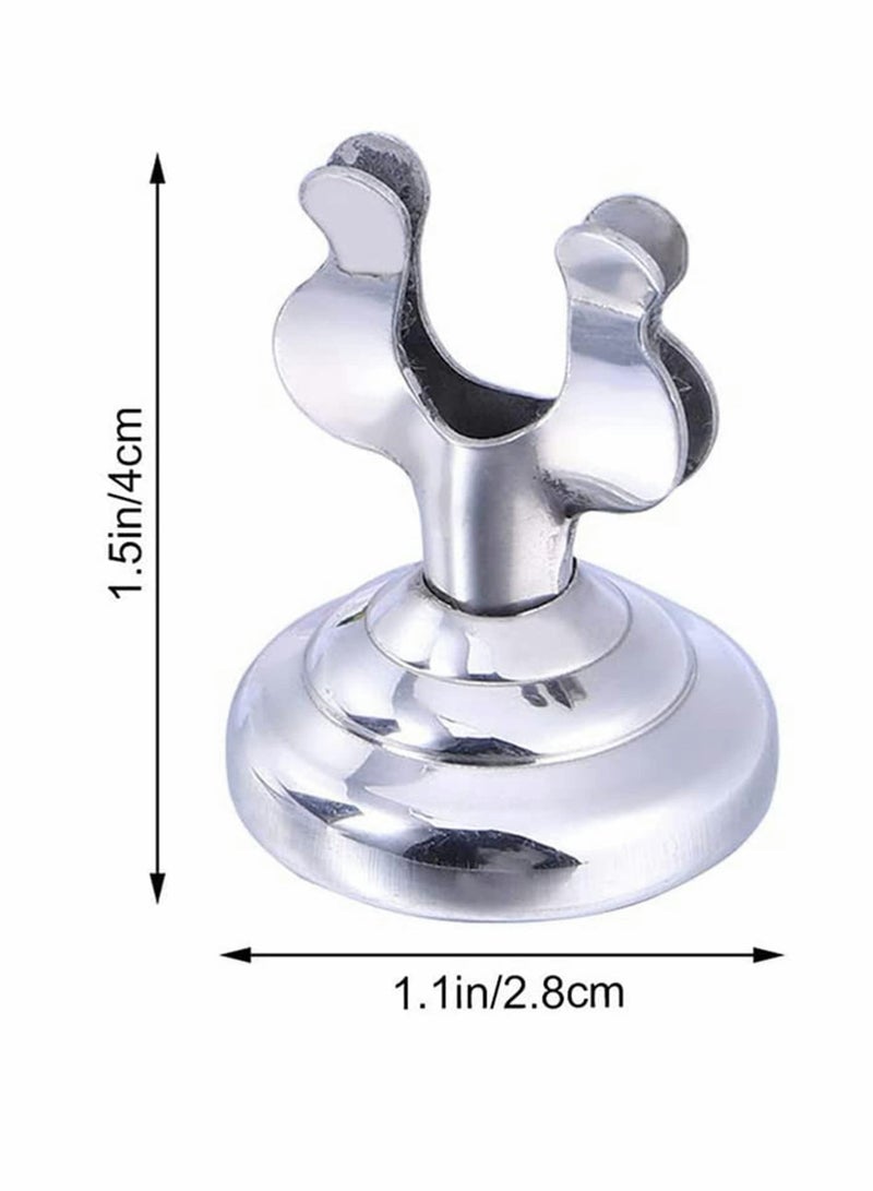 الأزرق جي دبليو Place Card Holder, 6Pcs Paper Menu Stand, Table Number Holder Table, Memo Clip, Photo for Wedding Party Decorations, Food labels Buffet, Stainless Steel (Silver) - Image 4