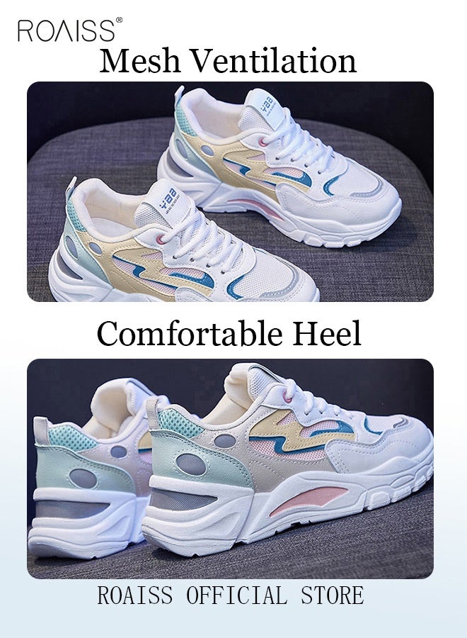 رويس أحذية رياضية أنيقة للسيدات، أحذية برباط غير قابلة للانزلاق، أحذية رياضية متعددة الاستخدامات، أحذية رياضية مريحة للسيدات، مناسبة للارتداء اليومي والأنشطة الخارجية - Image 5