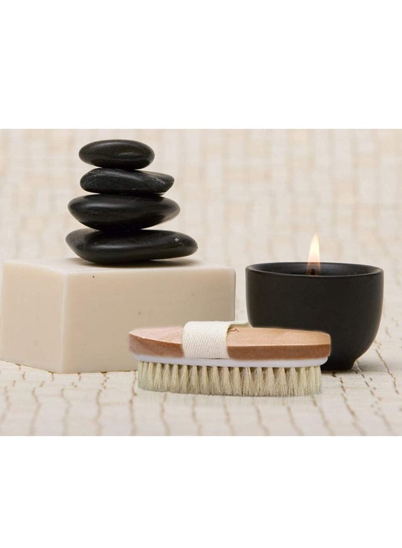 Y&D Dry Brushing Body Exfoliating Natural Bristle bath Brush Dead Skin and Toxins Cellulite Treatment Improves Lymphatic Functions Exfoliates Stimulates Blood Circulation - Image 3