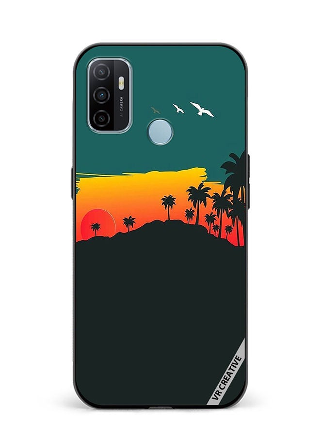 VR CREATIVE Protective Case Cover For Oppo A53 Nature Design Multicolour - Image 1