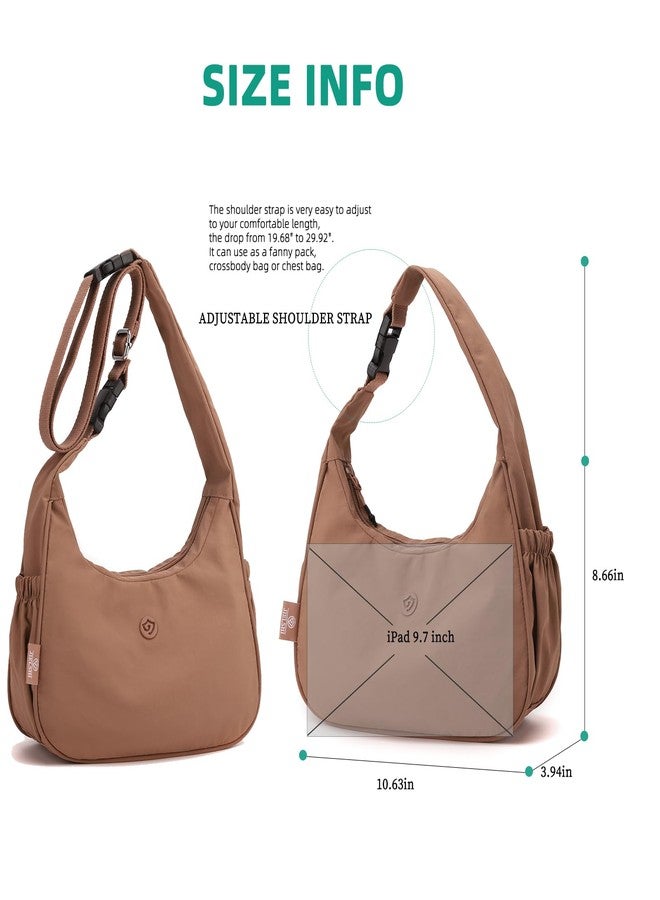 JANKS Crossbody Bag for Women,Medium Cute Hobo Shoulder Purse Soft Nylon Handbag Sling Bag for Daily Use - Image 3