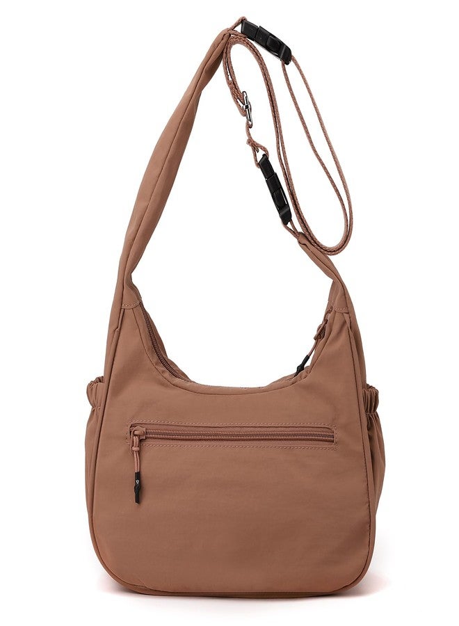 JANKS Crossbody Bag for Women,Medium Cute Hobo Shoulder Purse Soft Nylon Handbag Sling Bag for Daily Use - Image 5