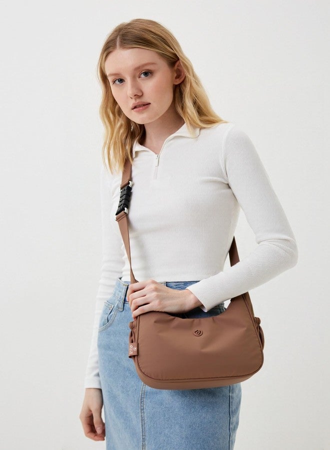 JANKS Crossbody Bag for Women,Medium Cute Hobo Shoulder Purse Soft Nylon Handbag Sling Bag for Daily Use - Image 2