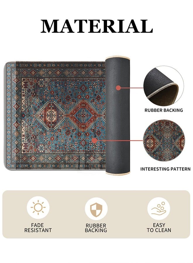 2 PCS Kitchen Floor Mats Rugs Set, Cushion Floor Carpet, Waterproof, Oil Resistant and Anti-Fatigue PU Standing Mat for Kitchen, Floor, Office, Sink, Laundry 45*75CM+45*120CM - Image 3