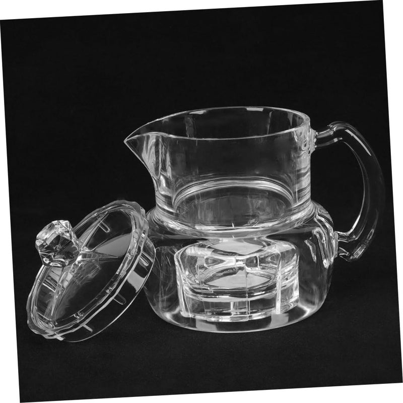 2pcs Acrylic Honey Pot and Syrup Dispenser with Lid 500ml Kitchen Jar Container - Image 5