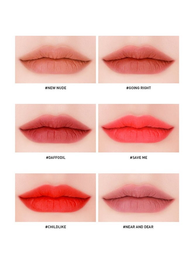3 Concept Eyes - 3Ce Velvet Lip Tint (4G/Ea) 10 Colors / Newly Launched / Mlbb / Mlbb Lips / Stylenanda (Near And Dear) - Image 1