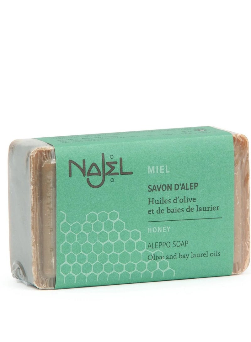 najel صابون حلب للعناية بالبشرة بالعسل العضوي - Image 1