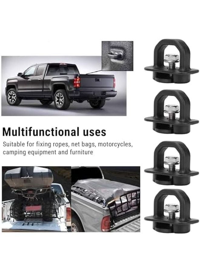 Aramox 4Pcs Retractable Truck Bed Tie Down Anchors High Strength Metal Replacement with Wrench - Image 4
