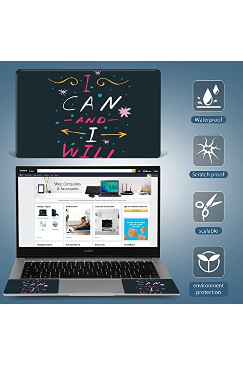 AORTDES Laptop Skin Sticker Decal, Art Decal Protector Cover Decal Compatible with 15 15.4 15.6 Inches Netbook/Laptop (Inspirational Words) - Image 5