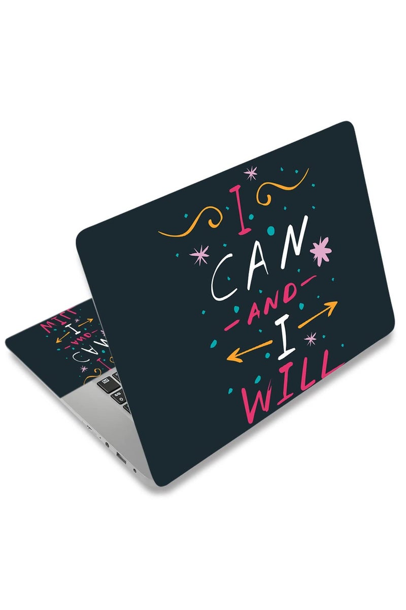 AORTDES Laptop Skin Sticker Decal, Art Decal Protector Cover Decal Compatible with 15 15.4 15.6 Inches Netbook/Laptop (Inspirational Words) - Image 1