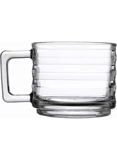Paşabahçe 55833 Bricks Cup Mug 250 cc 2-pack