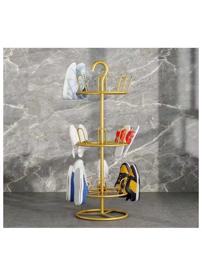 Multifunctional shoe rack, multifunctional shoe rack, multi-size shoe rack, 3-layer ring shoe rack - Image 3