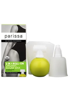 parissa Arissa Organic Rollon Sugar Wax Kit For Athome Waxing 100% Natural Sensitive Skin Gentle & Washable Formula  - Image 1