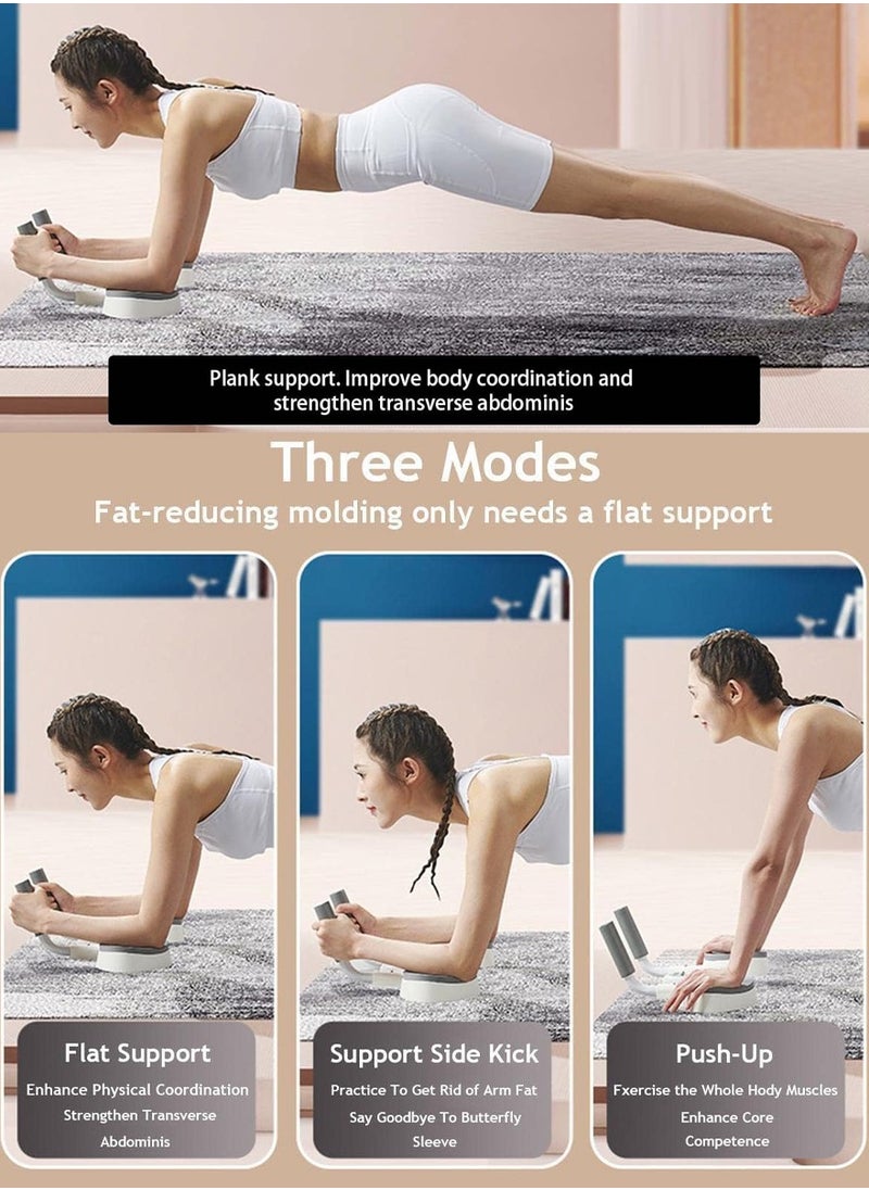 QUTOOB - Plank Trainer, Plank Exerciser Support Device with Timer for Abdominal and Core Strength Training, Abs Workout, Multifunctional Balance Board Push Up Stand, Plank Board For Fit, Beautiful Body Shape - Image 1