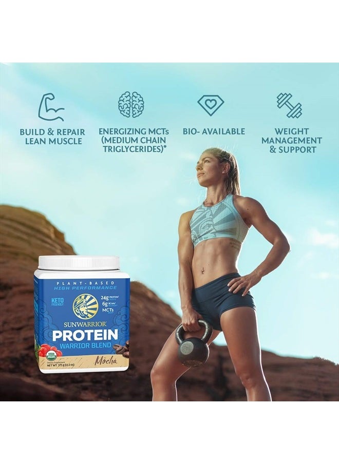 Sunwarrior Vegan Organic Protein Powder Plantbased Mocha 15 Servings  - Image 4