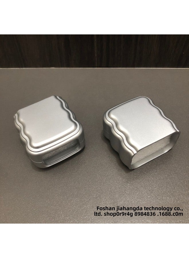 Apple 18W/20W Universal Charging Head Protective Cover Fast Charging Charger Shell Tpu Superimposed Wave Paint Silver-Specifications:Universal For Apple 18/20w - Spray Painted Silver  - Image 4