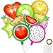Hsei 30 Pieces Dancing Fruit Birthday Decorations Tropical Fruit Balloons Aluminum Foil Balloons Tutti Fruitage Party Decorations for Birthday Party Favors 2 Sizes - Image 3