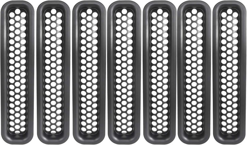 AV u-Box Black ABS Plastic Grille Insert for Jeep Wrangler TJ & Unlimited (1997-2006) - Image 5