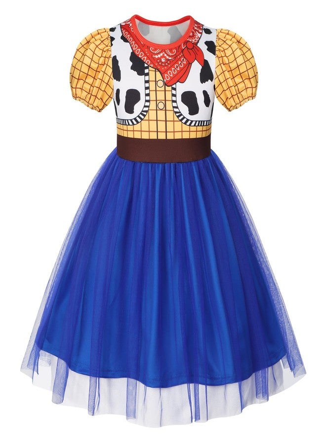 Eledobby Princess Costume for Girls Toddler Halloween Dress Up Cosplay Outfit Christmas Birthday Gift 4-5T - Image 1