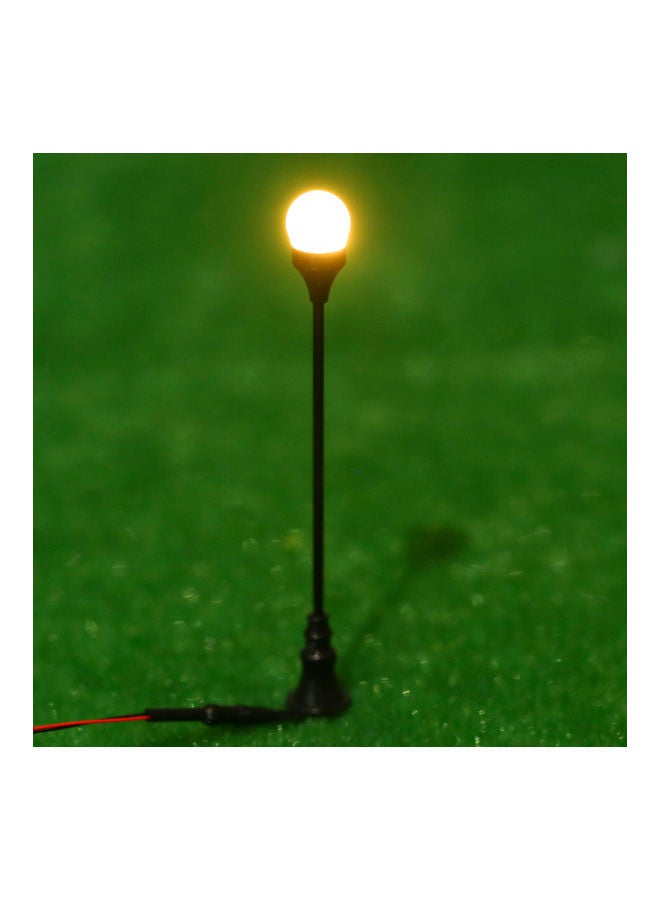 NIBEMINENT 10pcs Warm White Model Street Light 15 x 1.5 9.5cm - Image 1