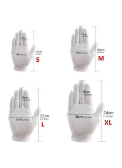 Generic 100% Cotton Gloves 12-Pair White Soft mittens Stretchy for Jewelry Inspection Work  - Image 3