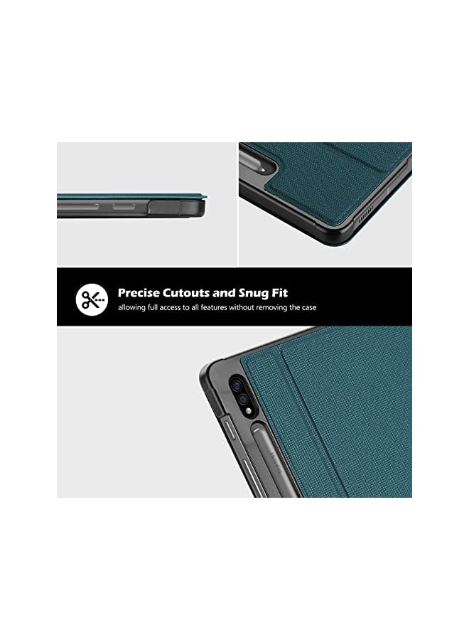 Procases Galaxy Tab S7 11 Case 2020 With S Pen Holder(Sm-T870 T875), Slim Protective Folio Cover For Galaxy Tab S7 2020 Release 11 Inch Sm-T870/T875/T878 -Teal - Image 5